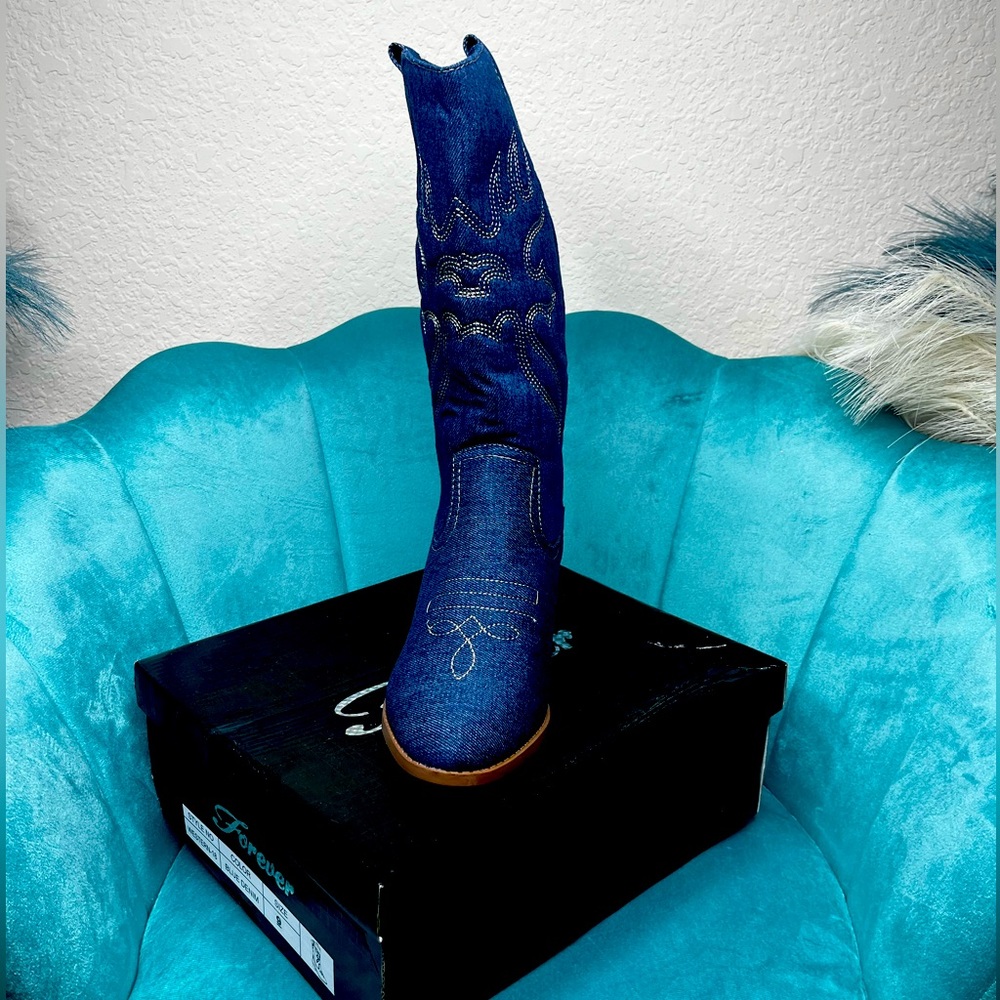 Cowgirl Denim Boots
